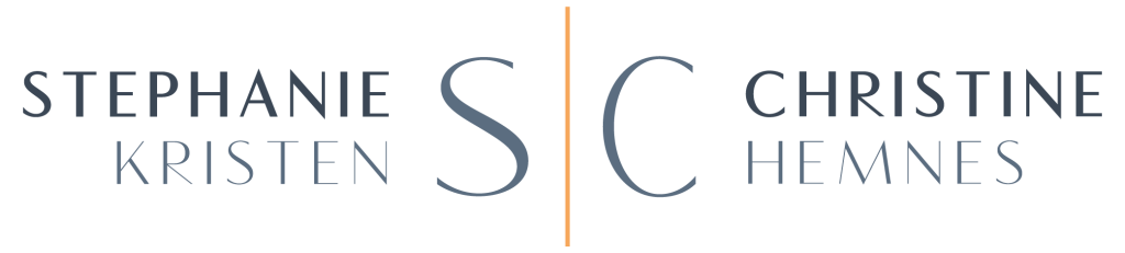 Joint Names and Monogram_Light Blue and Orange